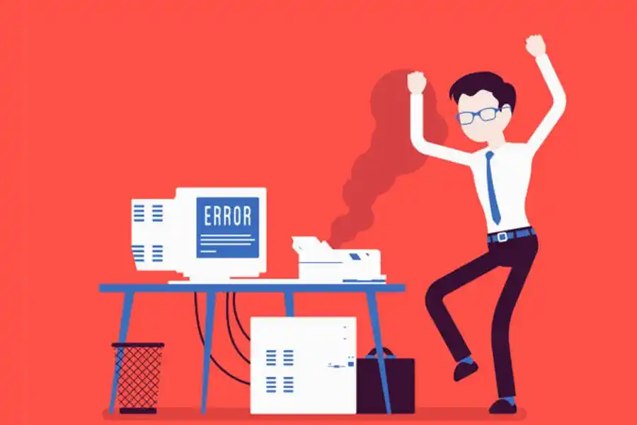 Illustration of Printer Error